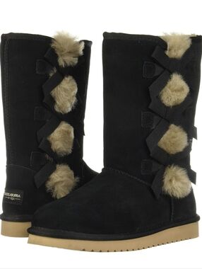 Koolaburra By UGG Victoria Tall Boot Black And Tan